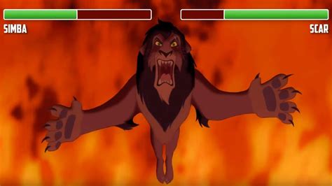 simba vs scar with healthbars